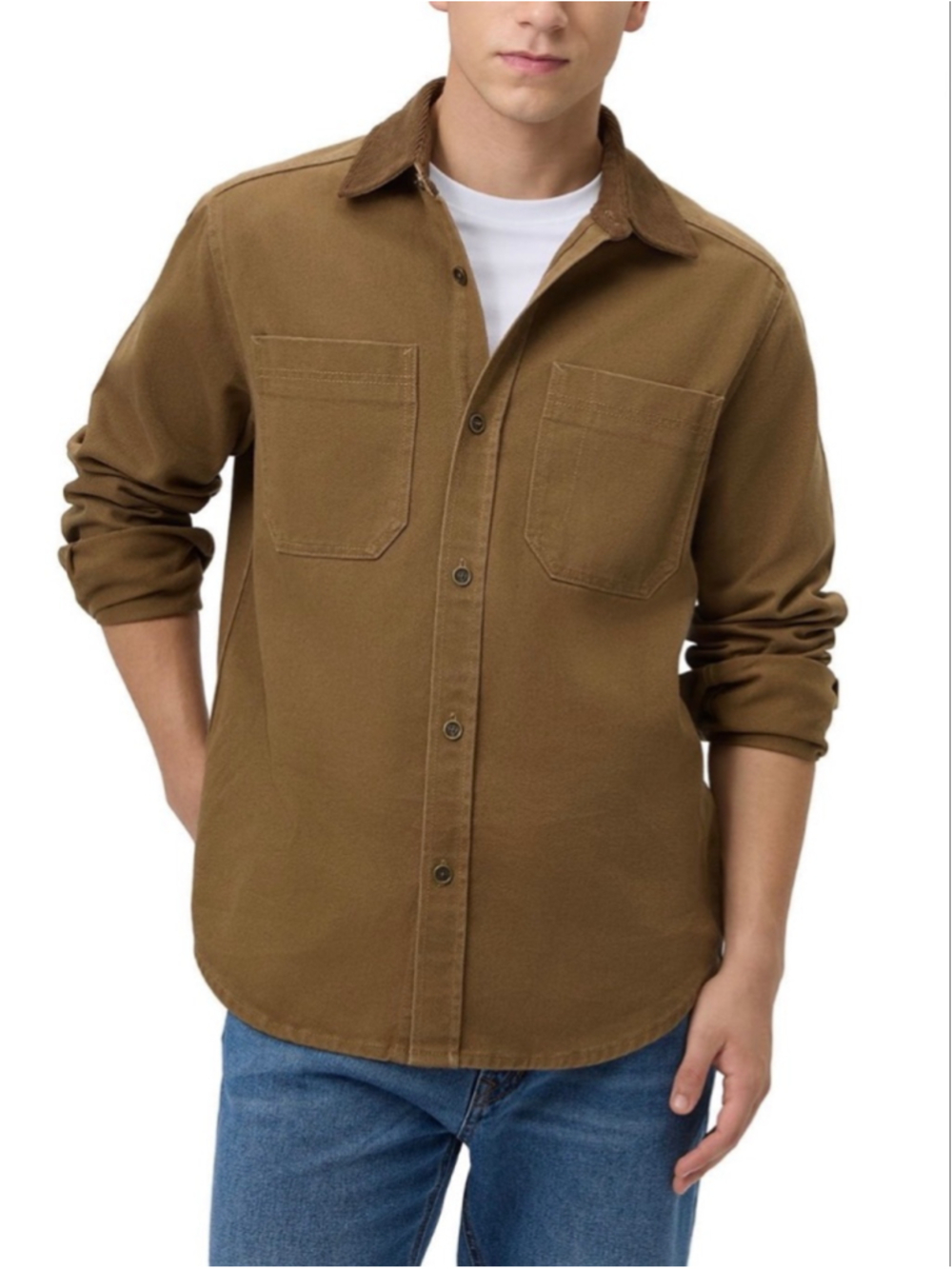 Frye NWT men's barn shirt jacket L